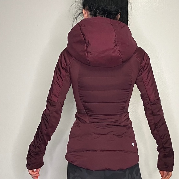 lululemon down for it all jacket size 2 - Picture 1 of 8